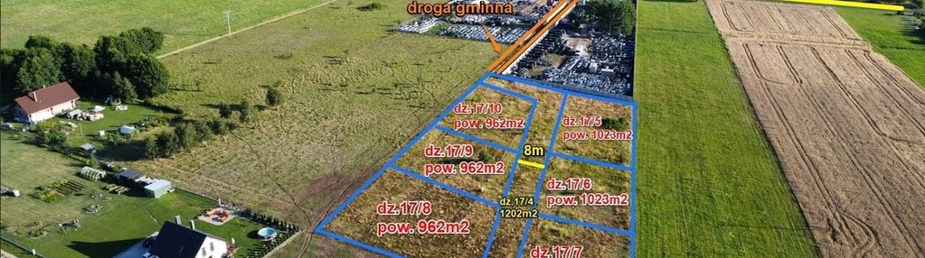 Działka w inwestycyjna w miejsc.borek gm. deszczno