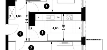 Mieszkanie na wynajem 2 pokoje 52m2