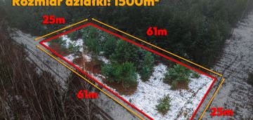 Działki budowlane po 1500 m² – dąbrówka