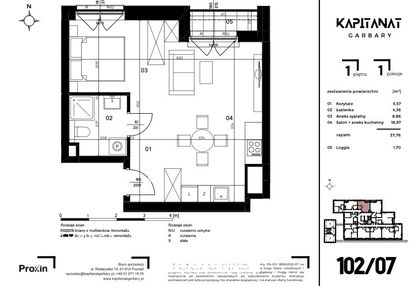 1 lub 2 pokoje / cesja - taniej niż u dewelopera!