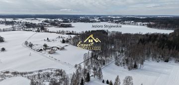 Duża działka przy jeziorze stryjewskim 6676 m²