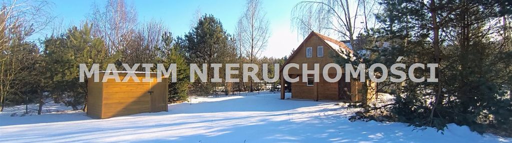 Murowany domek letniskowy na dużej działce bud.