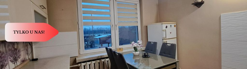 Rozkładowe 3 pokojowe z balkonem na parterze!