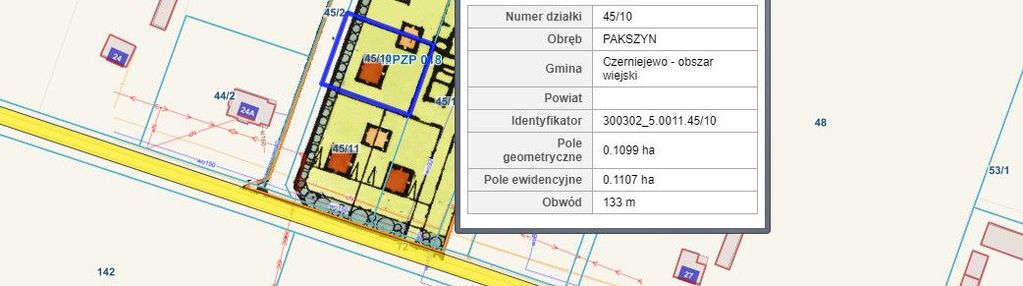 Działka budowlana pakszyn | 1099 m2