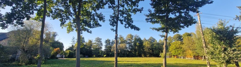 Duża działka budowlana z możliwością podziału