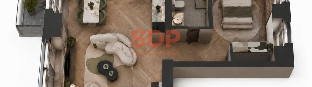 Zaaranżuj swoją idelaną przestrzeń| wysoki, jasny apartament z garażem