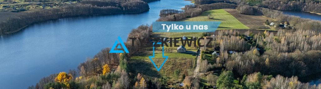 Duże działki rekreacyjne przy jeziorze!