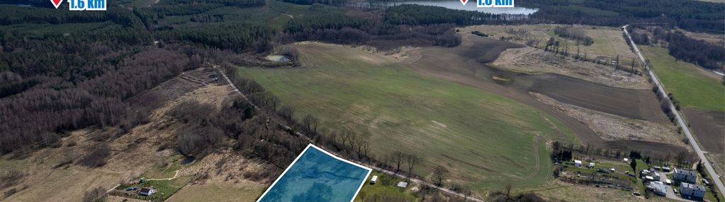Działka inwestycyjna 9998 m² | wyszebórz | jeziora