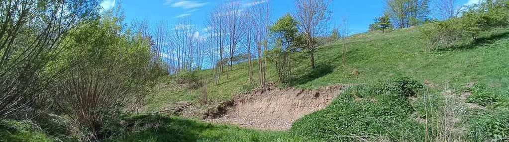 Sielska działka,  4 km od jeziora bystrzyckiego