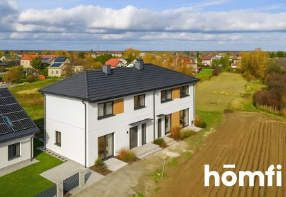 Bliźniak z elewacją i ogrodzeniem | brak 2% pcc