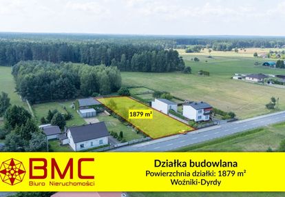 Działka budowlana woźniki-dyrdy 1879m2