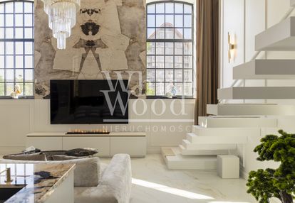 Loftowy apartament 4,7m wysoki! widok na motławę