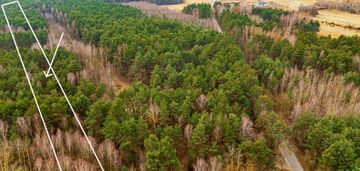 Działki rolne zalesione, szczerców