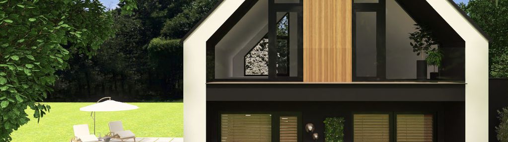 Nowoczesny dom przy lesie | 5 pokoi | pęclin