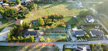 Działka 787m2 z warunkami zabudowy glinik