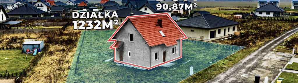 Dom wolnostojący w stanie deweloperskim