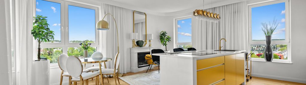 Luksusowy apartament z widokiem na zatokę