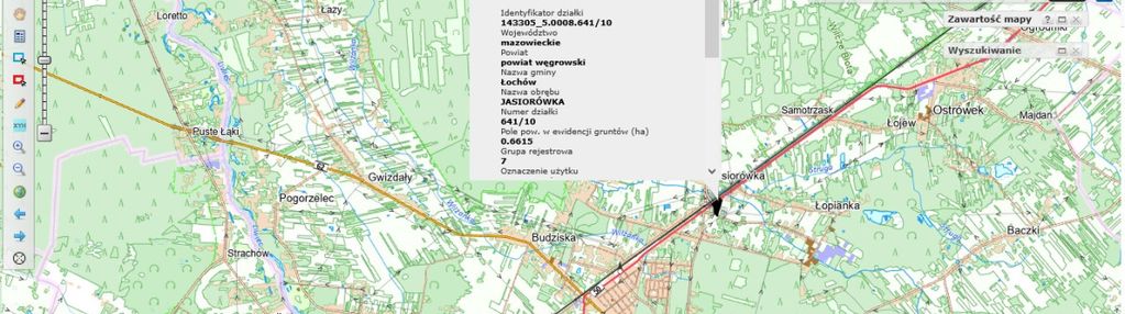 Działka przemysłowa łochów
