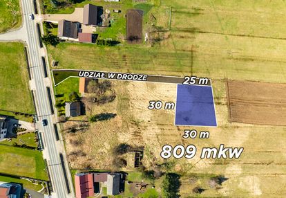 Płaska działka budowlana blisko centrum