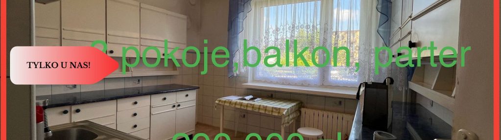 Duże  mieszkanie, parter,balkon,garaż,ogród,cisza.