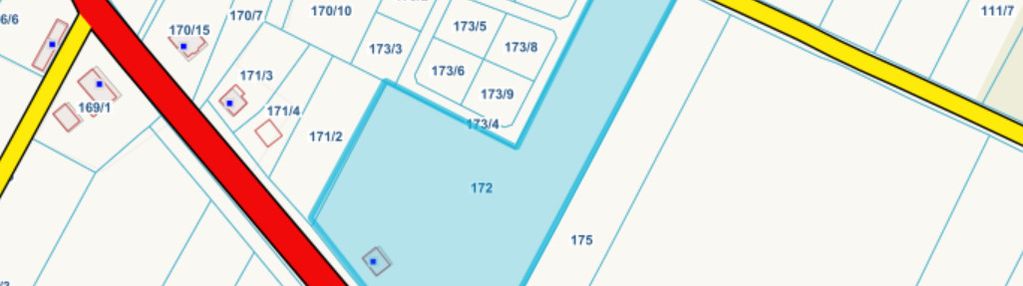 7500 m2 -pod zabudowę mieszkalną - przy drodze