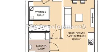 2 pokoje z balkonem na zabłociu