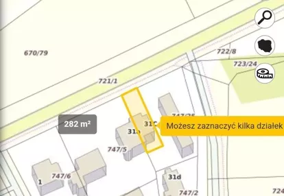 Działka na sprzedaż 282m2