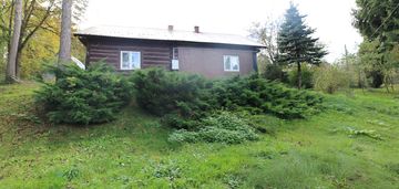 Urokliwy drewniany dom z działką 1,53 ha