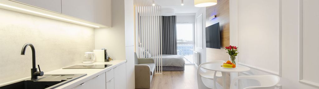 Stylowe studio 28 m² – Łódź Centrum, ul. Wigury 23