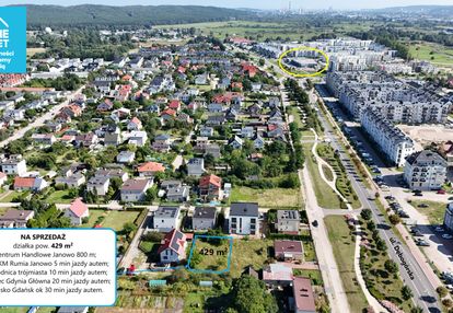 Działka z mpzp 429 m2 rumia, ul. wiśniowa