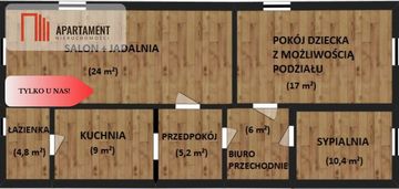 Przestronne mieszkanie w doskonałej lokalizacji