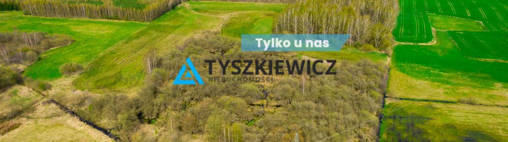 Duży areał ziemi kaszubskiej budziska 11 ha