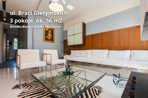 3 pokoje | balkon | os. słoneczne | 55,8 m2