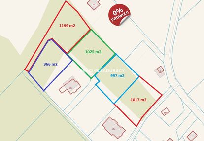 Atrakcyjna działka budowlana włosań gm. mogilany