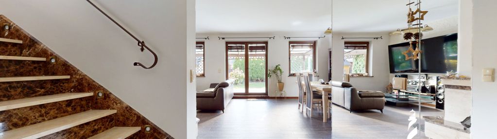 Dom z ogrodem,  w świetnym stanie technicznym