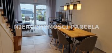Komfortowy dwupoziomowy apartament  z ogródkiem