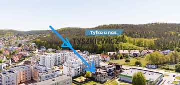 Działka z budynkiem w stanie surowym