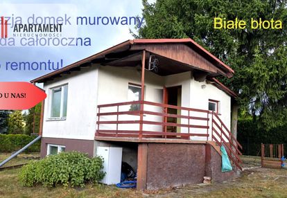 Działka rod ,domek do remontu  białe błota