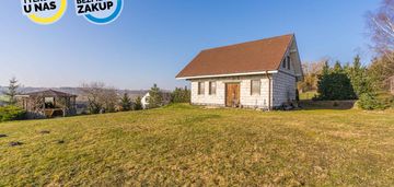Duża działka z domem w stanie surowym zamkniętym!