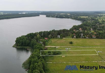 Budowlana działka z linią brzegową jez. małszewo