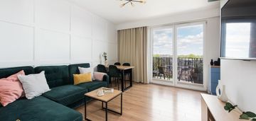 3 pokoje z widokiem na wisłę, top floor, zabłocie