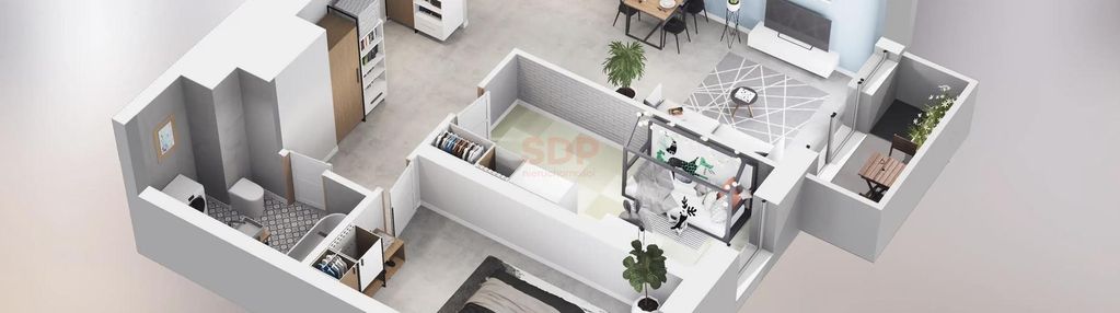 3 pokoje na nowym osiedlu w centrum