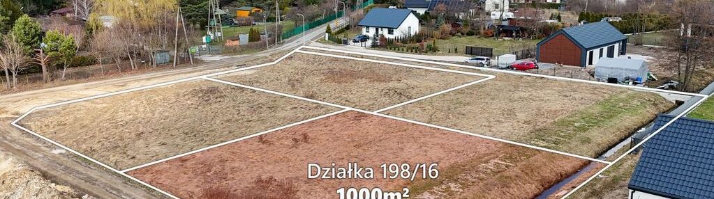 Działka 1000 m² mpzp kajetany, gm. nadarzyn
