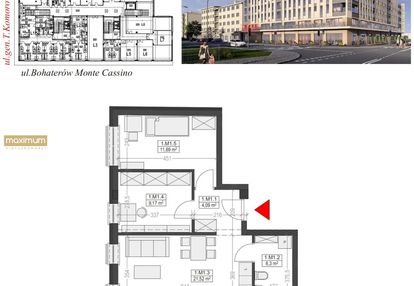 Nowe mieszkanie 52,77 m2 | 3 pokoje | winda