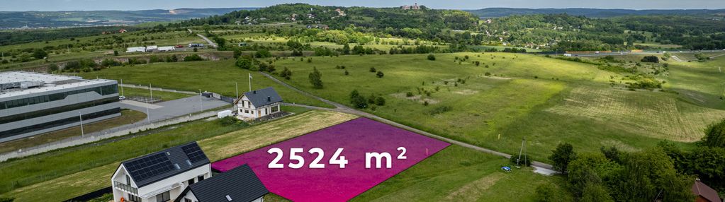 Piękna działka z widokiem na zamek tenczyn