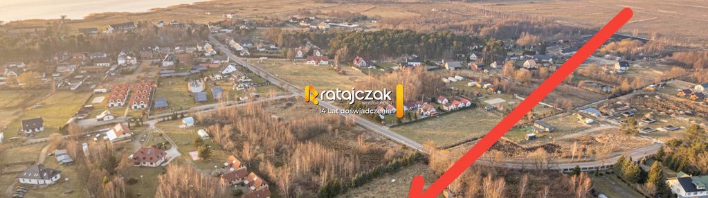 Działka pod lasem |5km łeba| nad jeziorem i morzem