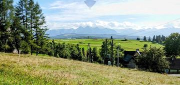 Działka  w rzepiskach z widokiem na tatry