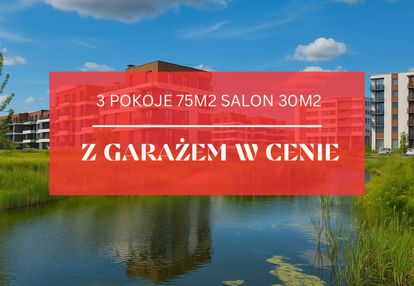 Okazja 3 pokoje 75 m2 brynów salon 30m2