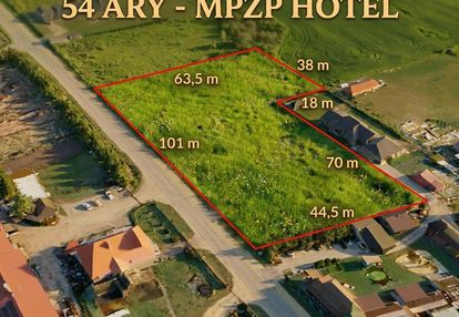 Działka 54 ary, mpzp pod hotel nad morzem