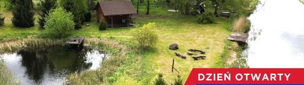 Działka 2300 m² z linią brzegową rzeki / mazury